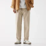 Loose large size men's small straight trousers