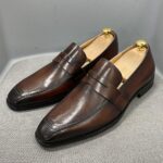 Classic Italian Style Loafers Slip-on Shoes