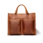 The Dagmar Leather Briefcase Vintage Leather Messenger Bag 65650503